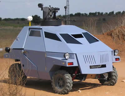Robot soldiers patrol America's radioactive waste dump ... | Autonomous Robotic Patrol Vehicles   