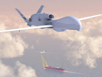 Northrop Grumman displays MQ-4C Triton maritime surveillance drone in the UK
