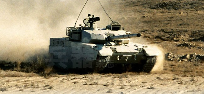 Chinese upgraded MBT2000 is provided with enhanced wedged armor suite, improved fire control electro-optics and added air conditioning. 