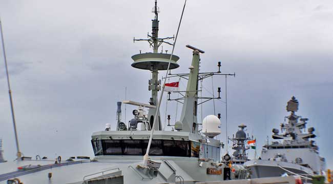 The bridge of HMAS Armidale class Patrol Craft HMAS Bathurst