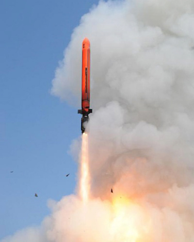 MdCN missile launched on a test in 2012. Photo: MBDA