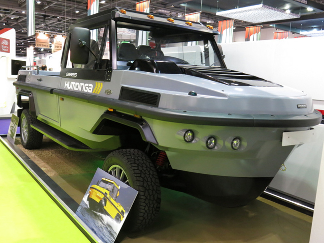 Gibbs has made its 'amphitruck' international debut with ST Kinetics, with which Gibbs is negotiating a co-production contract, which will see STK producing the 20 foot amphibious truck in Singapore. A 30 foot model will follow soon after the first will enter production.   