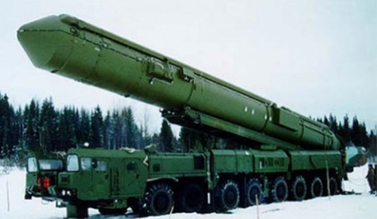 The largest mobile ICBM in Russian service is the SS-29 Yars, which uses an eight-axle transporter erector launcher (TEL) for mobilization. The new R-36 will require a size axle TEL.