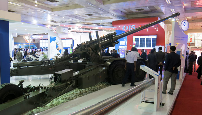 Bharat 52 is a self-propelled variant of the 155mm/52Cal gun produced in India by Bharat Forge. The system uses self-propelling capability and automatic laying, enabling rapid 'shoot and scoot' even with towed guns. The self propelling system can move the cannon at a speed of up to 30 km/h, and provide sufficient mobility for change of positions. The system weighs 14 tons and has a maximum firing range of 41 km, with 3-5 rounds per minute rate of fire. 
