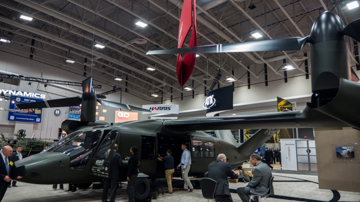 Bell has unveiled a full scale model of the next generation tilt-rotot - V280 Valor