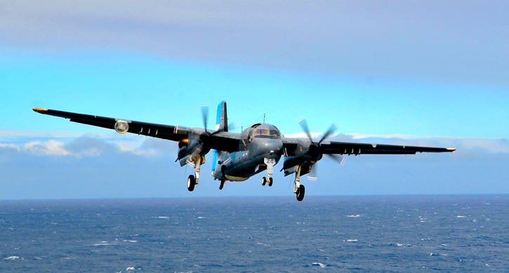 Argentinian Navy is the only navy currently maintaining the Grumman S-2T Turbo Tracker in operational use. The Brazilian Navy will also field the Tracker's cousin - the Trader on its new aircraft carrier Sao Paolo.   