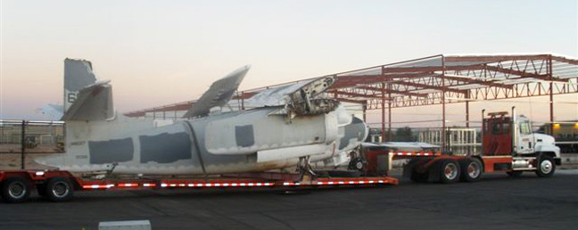 One of eight C-1A Trader airframes salvaged from Davis Montana boneyard in 2011.