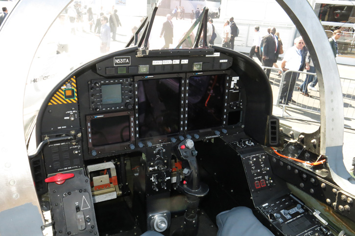 The Scorpion's front cockpit. Photo: Tamir Eshel, Defense-Update