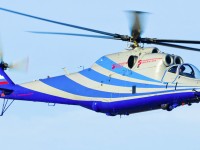 Mi-24K PSV Helicopter Testbed on its maiden flight, December 23, 2015