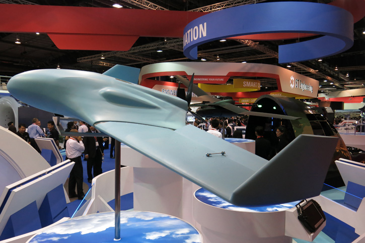 The hybrid drone can carry sonars for underwater surveillance missions. Photo: Tamir Eshel, Defense-Update