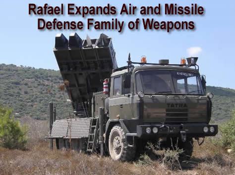 Rafael Displays Wide Range Of Airborne Weaponry