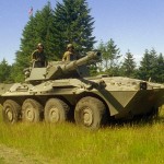 Oroszország Testing olasz Centauro gumikerekes Tanks