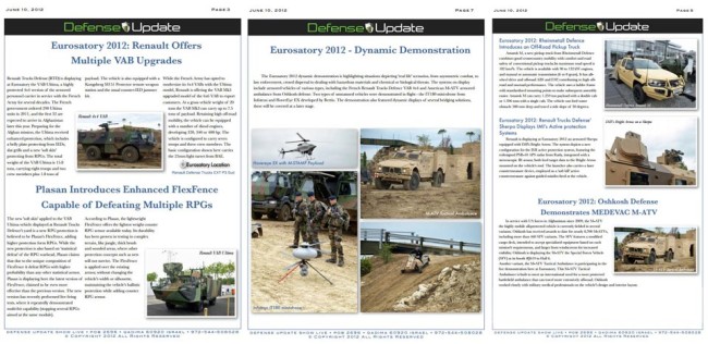 Defense-Update Eurosatory 2012 Show Live – Day 3 - Defense Update: