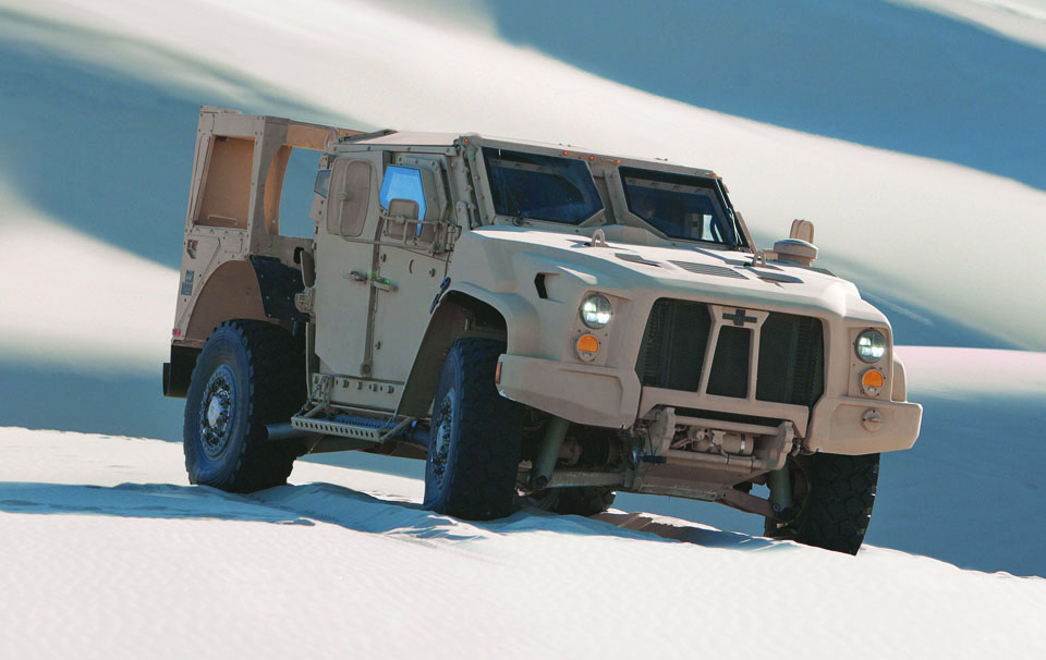 The Light All terrain Vehicle (L-ATV) proposed by Oshkosh Defense was one of three designs to win the latest EMD phase. Photo: Oshkosh Defense.
