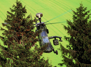 The PARS 3 LR fire-and-forget system allows the helicopter to quit its position immediately after firing a missile, thereby limiting to the absolute minimum its exposure to the threat of retaliation. Photo: Eurocopter