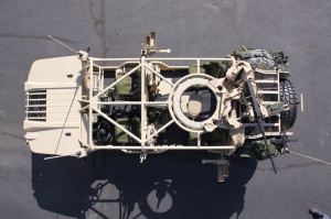 A top view of the new MAV-L custom designed special operations vehicle. Photo: Northrop Grumman 