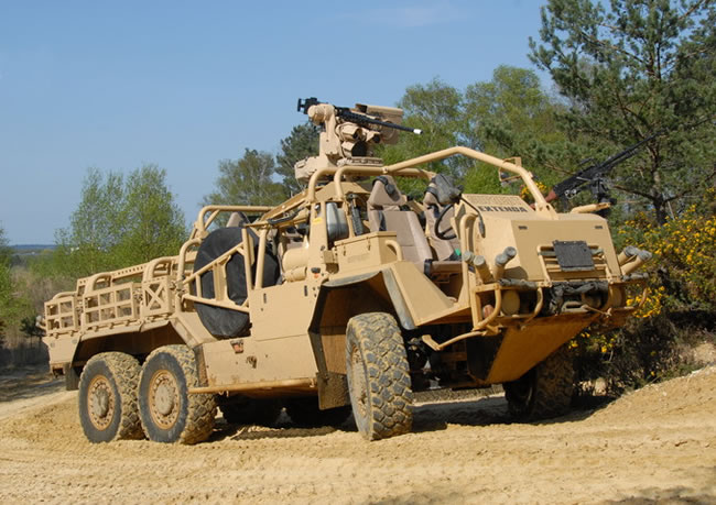 Supacat HMT 6x6 SOV was selected for testing for the REDFIN JP project. Photo: SUpacat