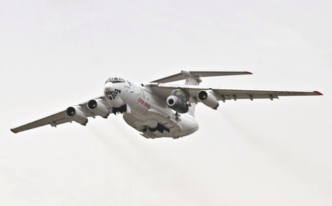 The Kaveri engine tested on an Il-76 testbed in Russia developed insufficient power levels. 