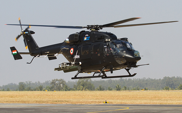 The attack version of indigenously-built Advanced Light Helicopter (ALH) ‘Rudra’. Credit: Angad Singh  