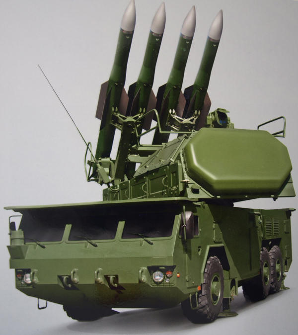 SA-17 BUK-M2E air defense missile system. Note the EO/IR camera above the main radar, providing the system continuity of engagement even under heavy electronic attack. Photo: Tamir Eshel, Defense-Update