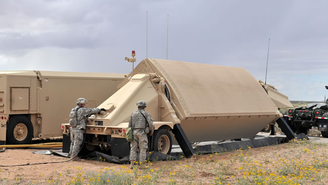 The Army Navy/ Transportable Radar Surveillance and Control, or  AN/TPY-2, is a transportable X-band, high-resolution, phasedarray radar designed specifically for ballistic missile defense. In the terminal mode, the same  radar  provides surveillance, track, discrimination  and fire control support for the Terminal High Altitude Area Defense (THAAD) weapon system.