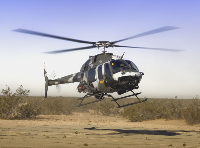 The 407GX can be delivered with high-visibility windows and doors, sliding on both sides for rapid ingress and egress. Photo: bell Helicopters