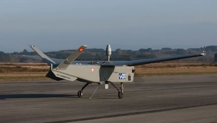Atlante UAS Takes off on its first flight, February 28, 2013