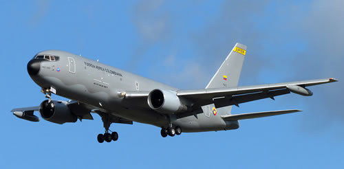 IAI's first B767 MMTT conversion was the 'Jupiter' currently operated by the Colombian Air Force (FACH). 