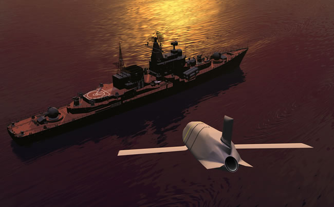 The Joint Air-to-Surface Standoff Missile – Extended Range (JASSM-ER) platform will demonstrate the stealthy air-launched 'LRASM-A' variant. Concept image: Lockheed Martin