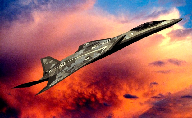 A concept illustration of Lockheed Martin 'Next Generation Fighter'.
