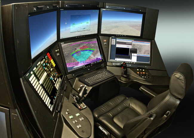 The Advanced Cockpit GCS features intuitive interfaces designed to make hazardous situations easier to identify, enhancing safety and improving the pilot’s reaction time and decision-making processes. Its ergonomic human-machine interface significantly improves situational awareness and reduces workload so the pilot can more effectively and efficiently accomplish his or her mission.