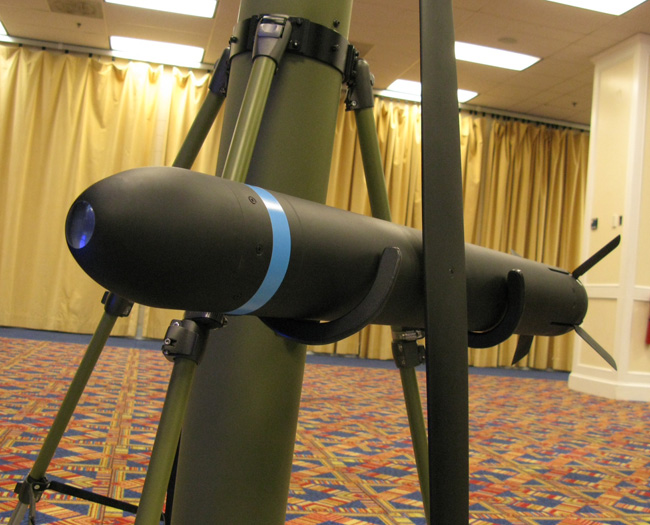 Nemesis man-portable, vertically launched precision guided missile was developed by Lockheed Martin. The missile was displayed at the Special Operations Low-Intensity Conflict exhibition in January 2013.