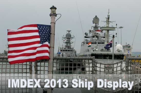 International navies are gathered at Changi Naval Base in Singapore for the bi-annual IMDEX show. Photo: Tamir Eshel, Defense-Update