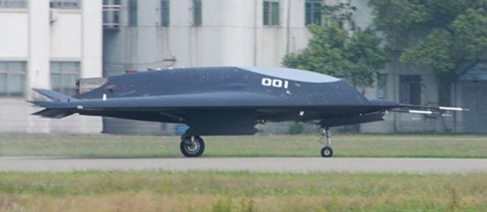 China’s Lijian "Sharp Sword" unmanned combat aerial vehicle taxiing. 