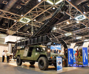 IAI RAMTA displayed at ISDEF the Tactical Assault Ladder mounted on the RAM2000 MkIII assault armored vehicle. The hydraulically operated ramp eliminates the need for hand carried ladders in most tactical situations, enabling rescuers and tactical assault teams to enter a structure or an aircraft at different level, through multiple entry points at height up to 10 meters. The structure weighs about one ton and has a maximum reach of 10.2 meters in height. The TAL is configured for various tactical vehicles, including the Ford 350, Ford 550, RAM 2000 MkIII and Iveco 4x4. Photo: Noam Eshel, Defense-Update