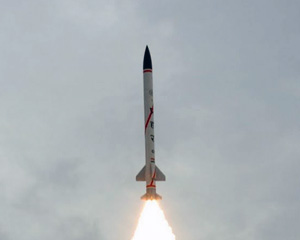 Prahaar missile launched on the 2011 flight.