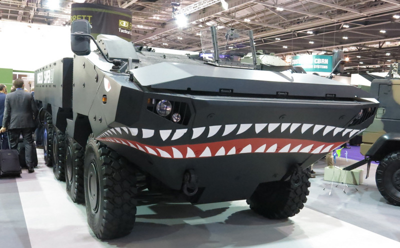 This SuperAV 8x8 from IVECO is currently being offered for the US Marine Corps MPC program. 