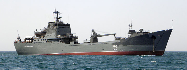 Russian Naval Landing Ship Nikolay Filchenkov.