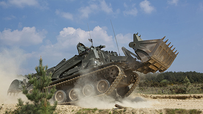 The Terrier Combat Engineer Vehicle. Photo: BAE Systems