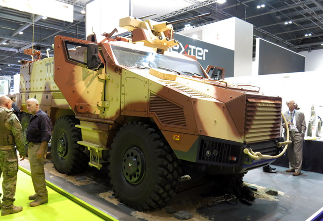 Nexter Titus 6x6 vehicle employs advanced design architecture to offer many advantages for infantry mobility  