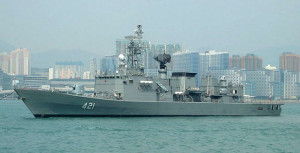 The HTMS Naresuan frigate was delivered from China in 1995.