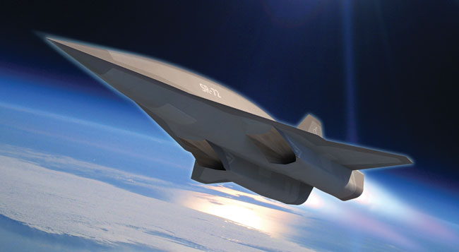 The Skunk Works SR-72 design – a hypersonic aircraft developed to execute Intelligence, Surveillance and Reconnaissance and strike missions at speeds up to Mach 6. Photo: Lockheed Martin