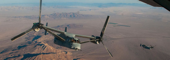 V-22 Osprey approaching an MC-130H for aerial refueling. Six of the 18 aircraft intended for the Marines will be diverted to equip the Israel Air Force by 2015. Photo: Lance Cpl. Uriel Avendano, USMC