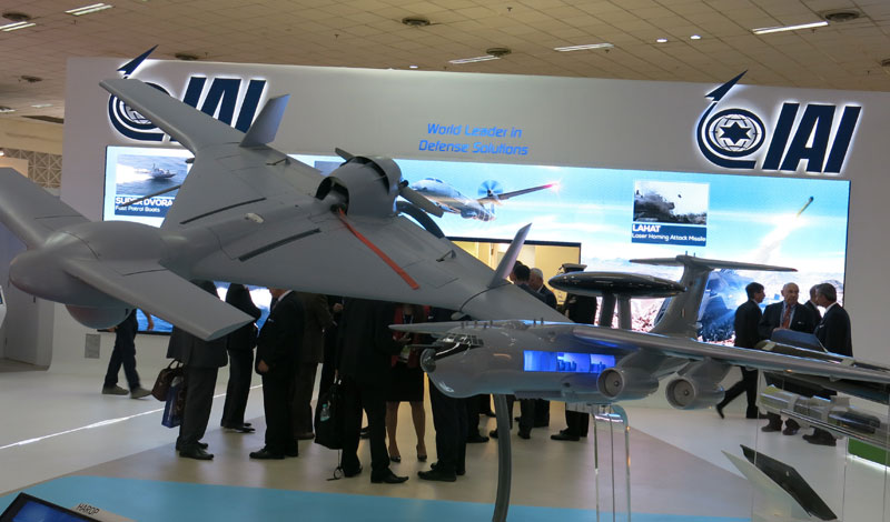 IAI is participating at DEFEXPO 2014 with a large display of capabilities in space, air, land and sea. Photo: Tamir Eshel, Defense-Update