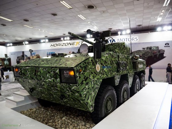 TATA Introduces the Kestrel – an 8×8 Amphibious Armored Fighting ...