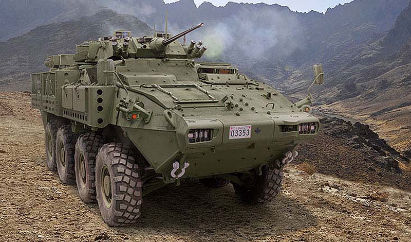 GDLS is currently producing the upgrade kits for the Canadian LAV III vehicles (LAV UP) for the Canadian Army. Photo: GDLS Canada
