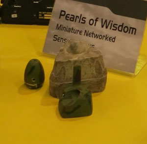 'Pearls of Wisdom' miniature, covert, networked, unattended ground sensors were part of Elbit Systems' new 'Treasures' UGS system. Photo: Noam Eshel, Defense-Update