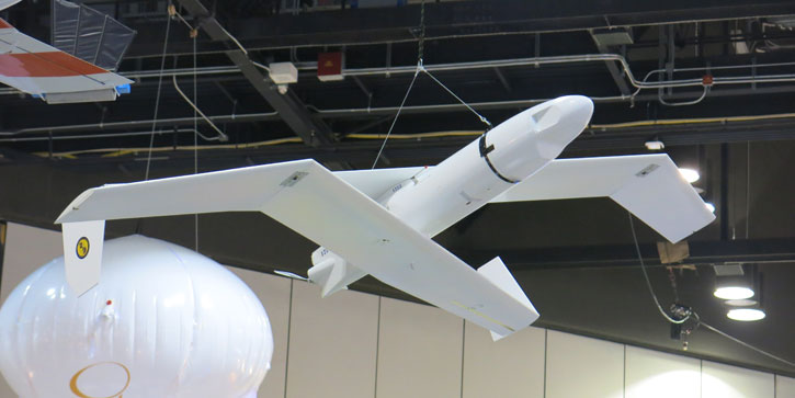 Another view of the XFC UAV.