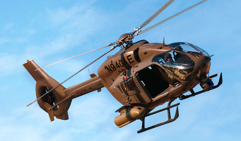 The EC645 T-2 is the most powerful model in the EC145 series. Photo: Airbus Helicopters