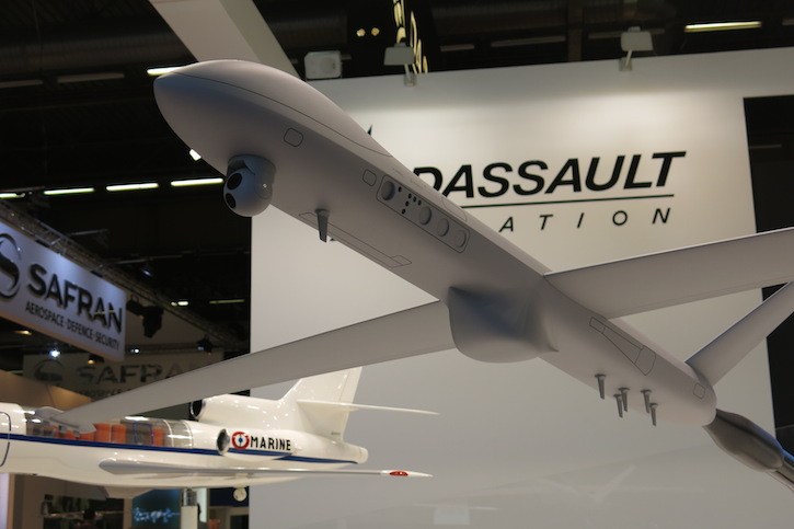 Dassault provided a view of its MALE2020 concept for a future MALE drone it could develop with Italian and German partners under a pan-european governmental initiative. Photo: Tamir Eshel, Defense-Update